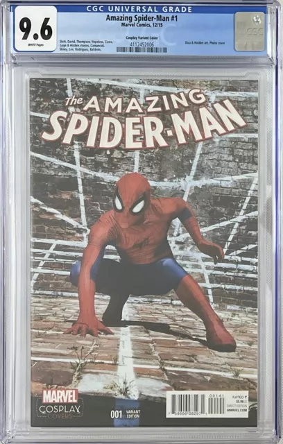 Amazing Spider-Man #1 Marvel Comics (2015) Coplay Variant Cover CGC 9.6