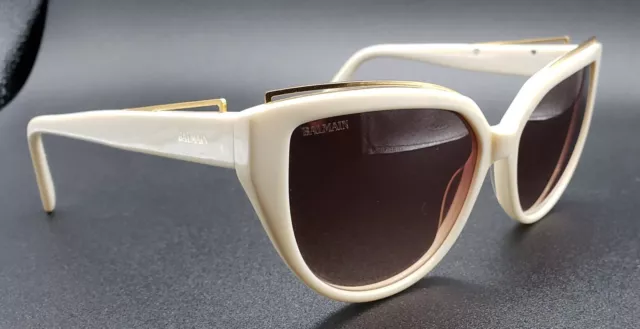 Balmain Sunglasses BL2107B 03 140 57 15 Ivory Frame Made In France