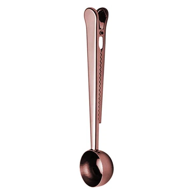 Spo Cucchiaio da caffè con Clip per Borsa 15 × 6 × 4 Misurino per