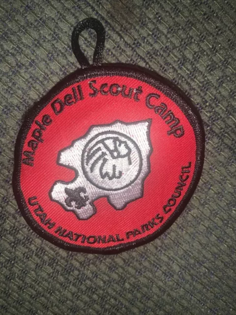 Older Boy Scout Utah National Parks Council Maple Dell Scout Camp Patch