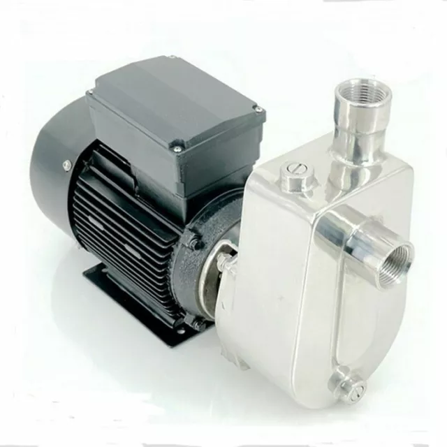 WOO 750W Pompa acqua a getto autoadescante acciaio inox pompa industriale 333 L/min