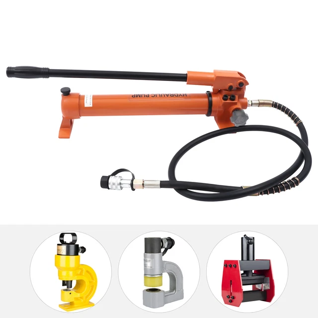 Manual Hydraulic Pump Hand Pump For 4 & 10-Ton Hydraulic Ram Cylinder CP-700 USA