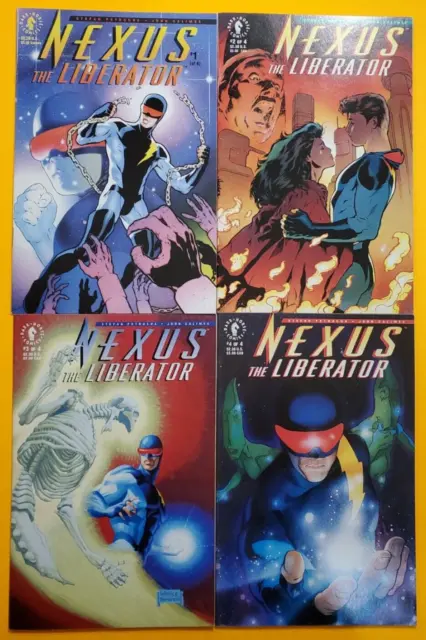Nexus The Liberator #1-4 Dark Horse Comics 1992 Adam Hughes  High Grade DEAL!
