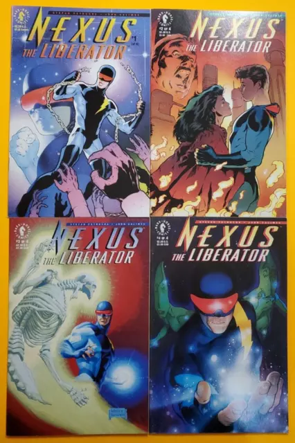 Nexus The Liberator #1-4 Dark Horse Comics 1992 Adam Hughes  High Grade DEAL!