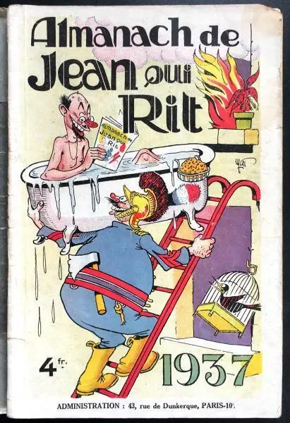 (1932) Almanach de Jean qui rit 1937 (Mat) (bon état)