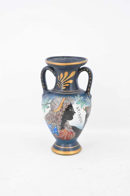 Vaso Grecia Anfora Con 2 Manici H 19 Cm