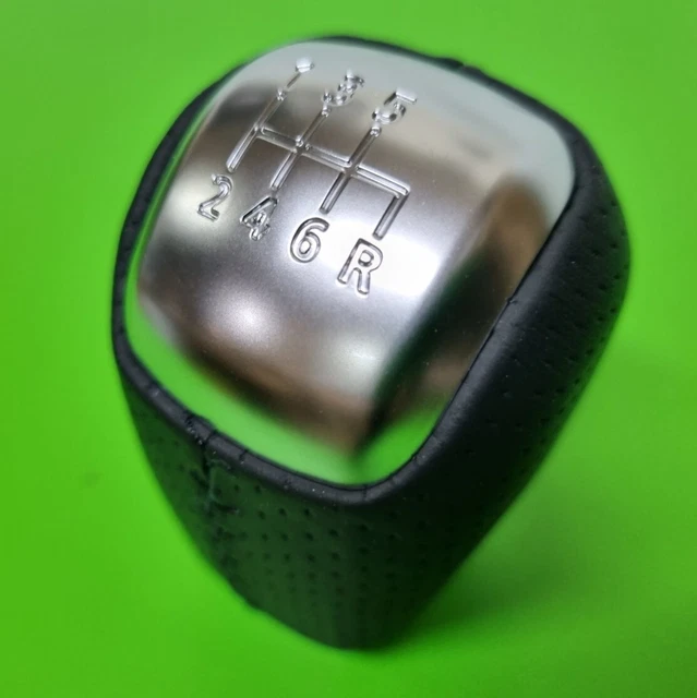 for RANGE ROVER EVOQUE MANUAL BLACK LEATHER GEAR CHANGE LEVER KNOB LR024721