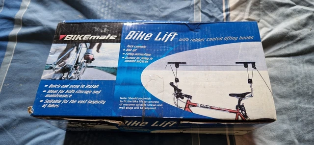 BIKEMATE BIKE HOIST Max Load 30 Kg Ceiling Mounted NEW 15.99 PicClick UK