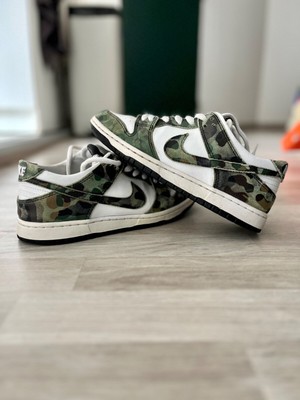 nike dunk sb low camo legion green
