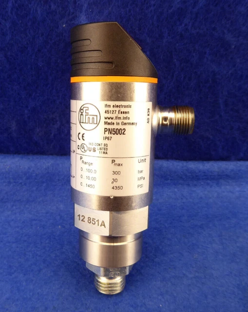 &GETESTET& IFM ELECTRONIC Drucksensor mit Display PN5002, PN 5002 IP67 ...