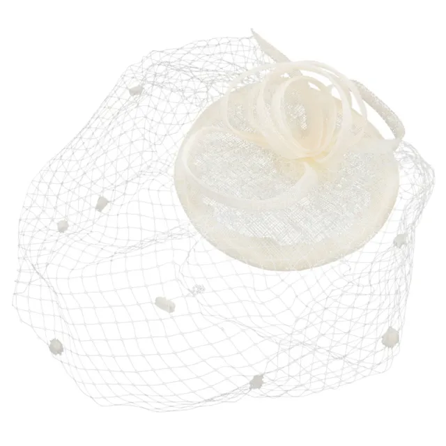 Fascinator clip per capelli tè festa fascia per cappello da sposa accessori
