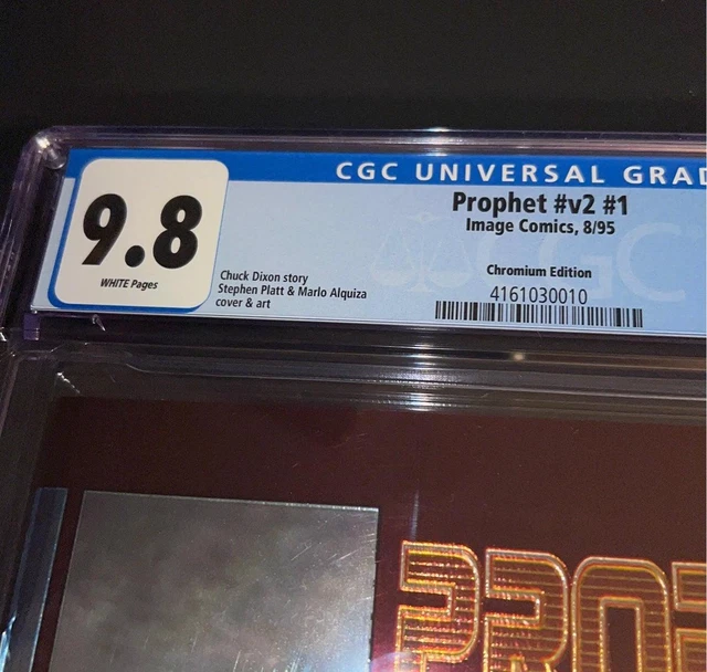 CGC 9.8 Prophet #1 Vol 2 Chromium edition Image Comics 1995 3