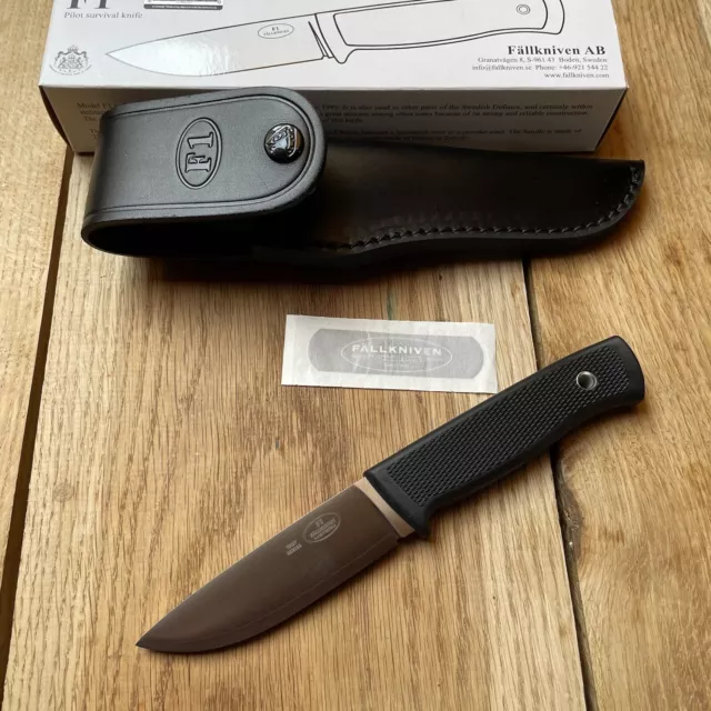 Fällkniven F1 Messer Pilot Survial Knife Lam. VGWolf Stahl Rostfrei HRC-61