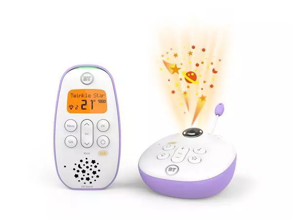 BT Digital Audio Baby Monitor 450 Lightshow Two-Way Talkback