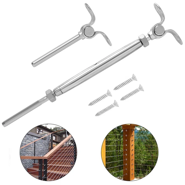 316 Stainless Steel Deck Toggle For 1/8" Cable Railings - Durable Railing Hardware