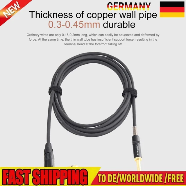 Guitar Cable Wire Cord Professional Bass Electric Box Audio Cable (Wired B Type)