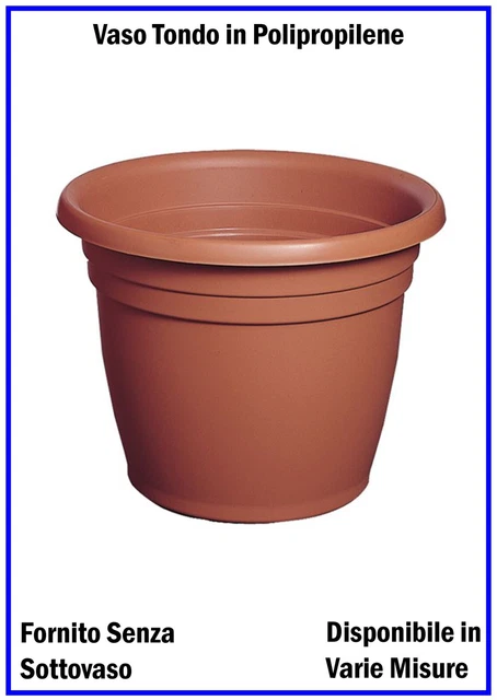 IMJ-Global Vaso Fioriera per piante Fiori TERRA Grande H27,7 da interno esterno