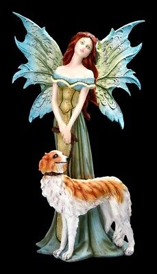 Cora Con Draghi Babies Fantasy Fata Drachenelfe Dekostatue Cora Elfi Figura 