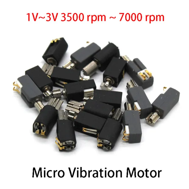 Micro Vibration Motor 3V 4000/5600/7000 rpm Vibrator Electric Motors DIY Dia.4mm