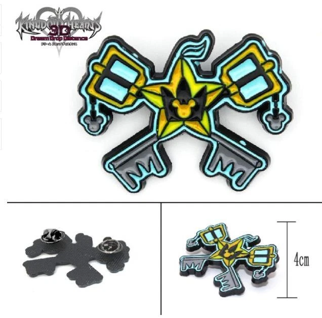 Various Anime Keyblades Inspired Hard Enamel Pins by Jennifer Sun —  Kickstarter