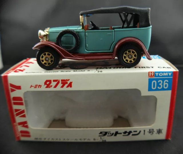 Tomy Dandy 036 ◊ Datsun First Car ◊ Japan ◊ 1/36 IN Box / Boxed