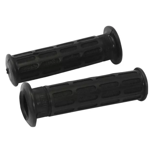 MOTORCYCLE BAR GRIPS TO FIT HONDA CB CBR CBF VFR VTR BLACK 22mm LEFT 25mm RIGHT