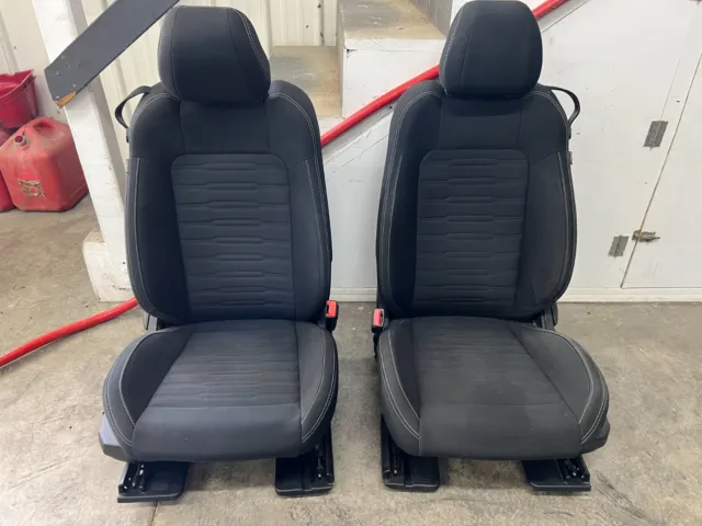 2015-2017 Ford Mustang GT Black Cloth Front Seats Power - OEM