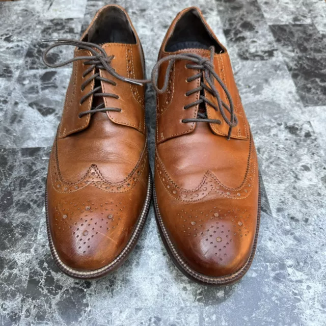 COLE HAAN MEN S Hamilton Grand Wingtip Oxford Dark Brown Style C23752 79.95 PicClick