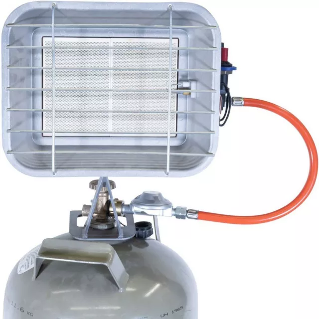Güde Gasheizstrahler Heizgerät GHS 4200 Piezo Zeltheizung Bauheizer 4,4 kW