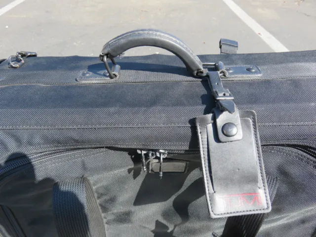TUMI Wheeled Packing Case Ballistic Nylon Travel Luggage 24"x18"x9" Style71 Used 10