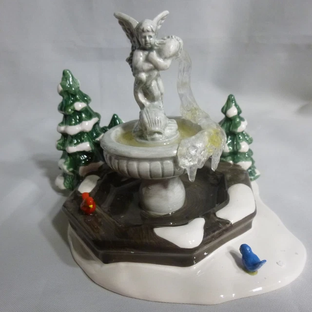 Dept 56 - Snow Village, "WINTER FOUNTAIN" ACCESSORY - 1991, 5409-7 - MINT