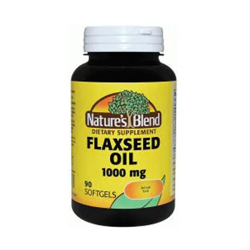 Flaxseed Oil 1000 MG 90 Gélule Par Nature's Blend