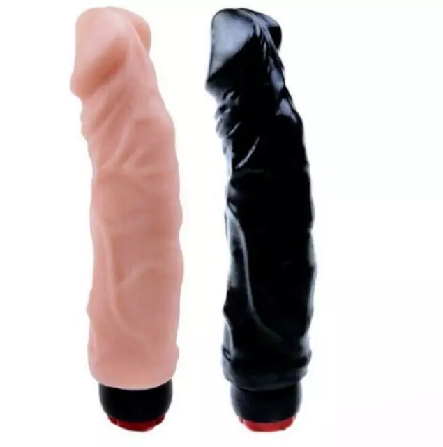 9" Extra-Large-Thick-Fat-Huge-Dildo-Sex-Vibrator-Big-Realistic-Clit-G-spot-Toy