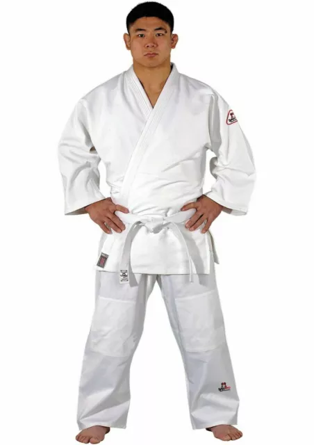 Danrho Tong Il Judoanzug Anzug Gi Ju Jutsu mit Gürtel 100% BW Dojo-Line 229502