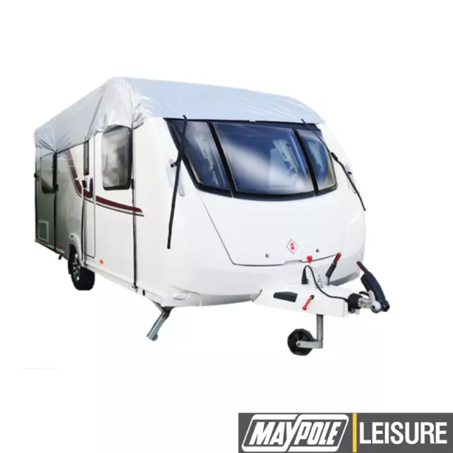 Maypole Caravan Heavy Duty Protection Waterproof UV Top Roof Cover Silver