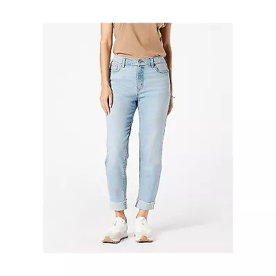 DENIZEN from Levi's Women's Mid-Rise Cropped Boyfriend Jeans