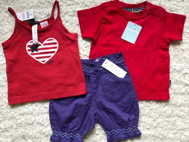 Baby Girl's 3x Bundle JoJo Maman Bebe, Monsoon & Gap 6-18 months