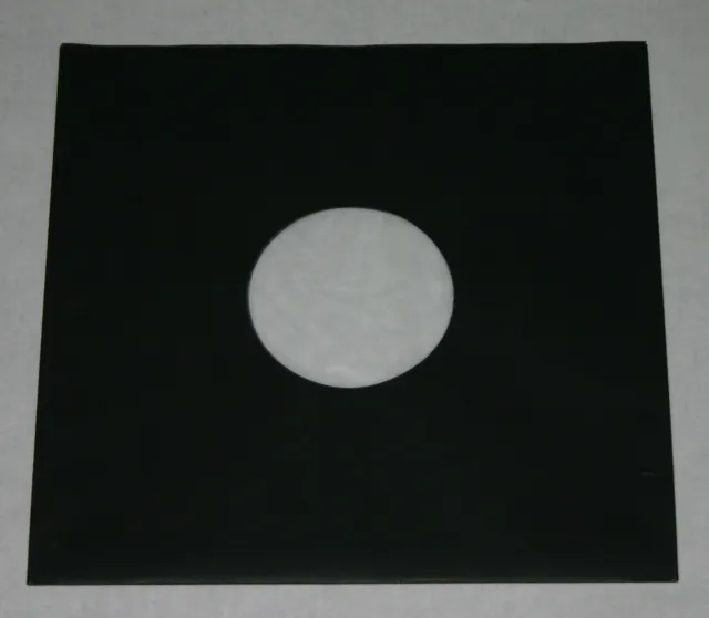 1400 St. LP Schallplatten Innenhüllen, antistatisch, gefüttert, schwarz
