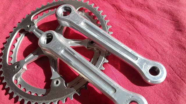 Pédalier Campagnolo Record Strada Vintage 1983 - 170 Mm - 52/42 Dents - Pour Vélo Route