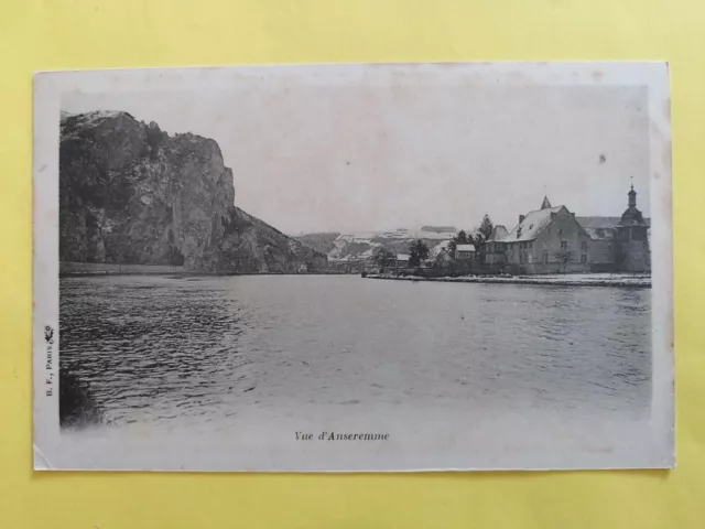 CPA Dos 1900 BELGIQUE BELGIUM Vue d' ANSEREMME DINANT