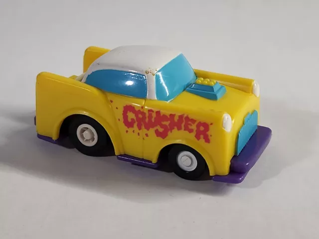 Vintage Wendy's Kids Meal CRUSHER Back & Forth wind up Car 1992