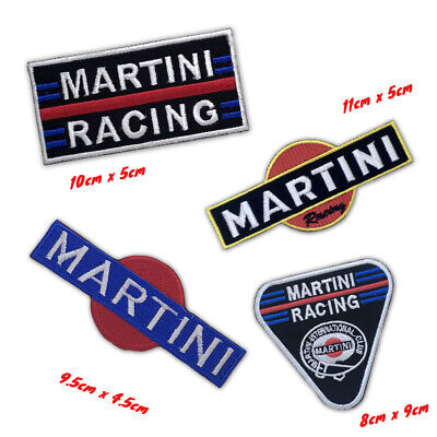 Martini Racing Club Biker Jacket Iron On Sew on embroidered patch 