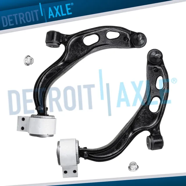 Front Lower Control Arms w/ Ball Joint for 2010 2011 - 2019 Ford Taurus Flex MKT