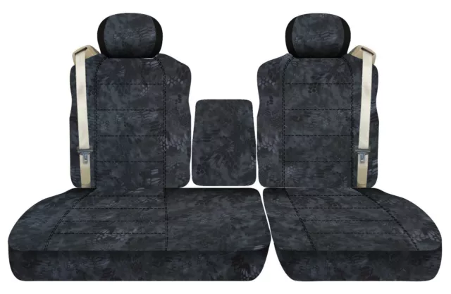 Front set seat covers fits FORD F150 TRUCK 2001-2003 40/60 LOW BACK W/ CONSOLE