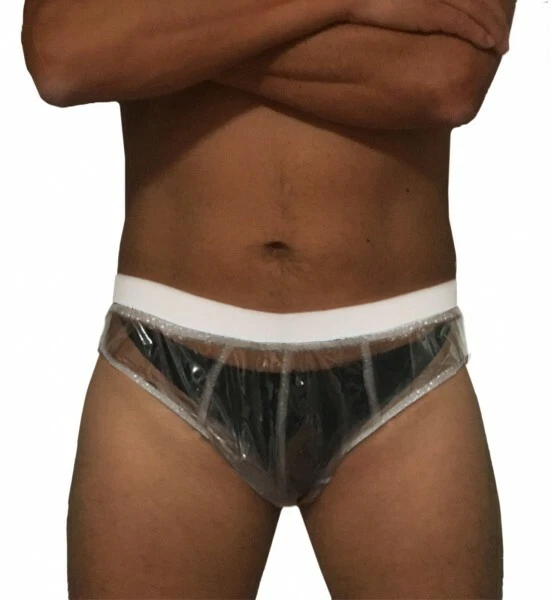 PVC SLIP 6601L Lackoptik Herren Unterwäsche Unterhose Gummihose