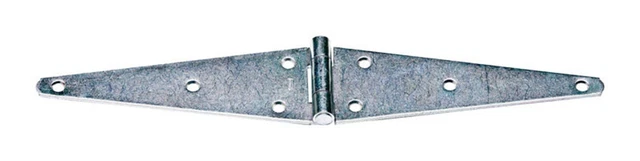 National Hardware N127-878 Zinc Plated Steel Heavy-Duty Strap Hinge 10 in.