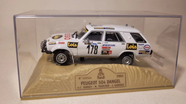 Mini Racing SB 1/43 - Peugeot P4 Leotard 6x6 Rallye Paris Dakar 1986 Autovox