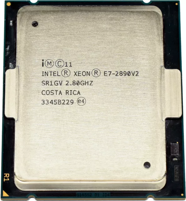 Processore Intel Xeon E7-2890 V2 15 core 2,80 GHz 37,5 MB di cache FCLGA2011 SR1GV