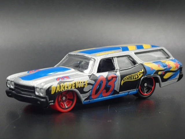 Chevrolet Chevelle Station Wagon 1965 - Miniature Diecast 1:64, édition Turtle Wax, Verte