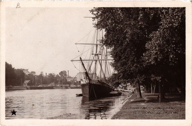 CPA SURESNES - Longchamp. Les Bords de la Seine (740654)